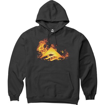 Triangle Blaze Pullover Hoody - Black