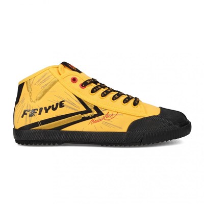 Feiyue x Bruce Lee 1920 Mid Shoe - Yellow/Black Feiyue x Bruce Lee 1920 Mid Shoe - Yellow/Black