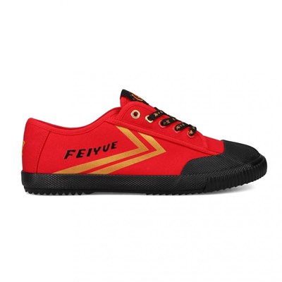 Feiyue x Bruce Lee 1920 Shoe - Red/Black/Gold Feiyue x Bruce Lee 1920 Shoe - Red/Black/Gold