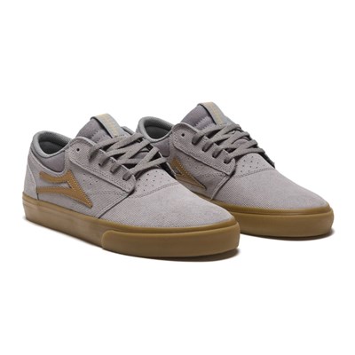 Griffin Grey/Gum Cord Suede Shoe