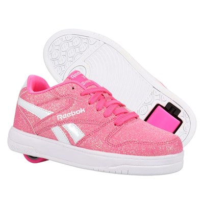 Heelys X Reebok BB 4500 Low Atomic Pink/White Kids Heely Shoe