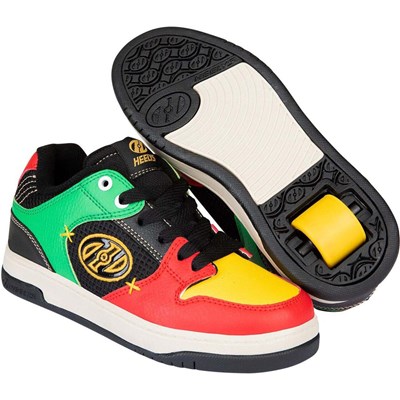 Cosmical Red/Black/Green/Yellow Kids Heely Shoe