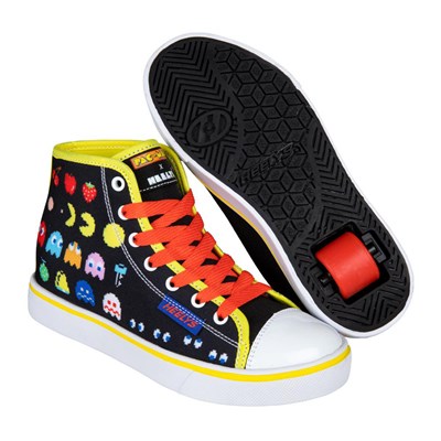 Hustle Pac-Man Black/Yellow/Red/Multi Kids Heely Shoe