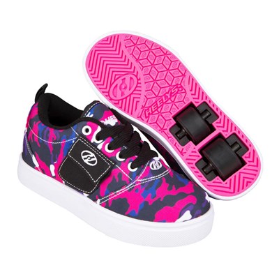 Pro 20 Pocket X2 Black/Pink/Camo Kids Heely Shoe