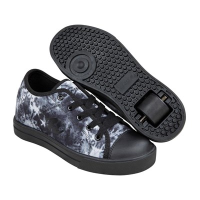 Classic Black/Grey Kids Heely Shoe