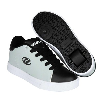 Royale Grey/Black/White Kids Heely Shoe