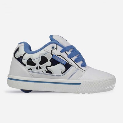 Pro 25 V2 Prints White/Blue Kids Heely Shoe