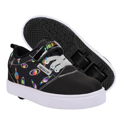 Pro 20 X2 Prints Black/White/Multi Kids Heely X2 Shoe