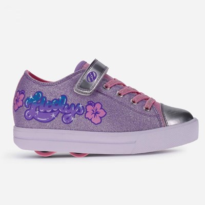 Snazzy Lavender/Pink/Silver Kids Heely X2 Shoe