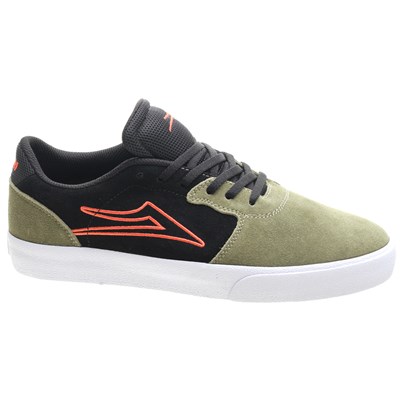 Cardiff Olive/Black Suede Shoe