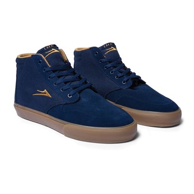 Riley 3 High Navy/Gum Suede Shoe