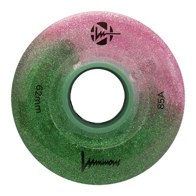 Luminous 62mm 85a Roller Skate Wheel - Pink Forest
