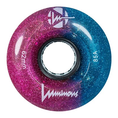 Luminous 62mm 85a Roller Skate Wheel - Galaxy