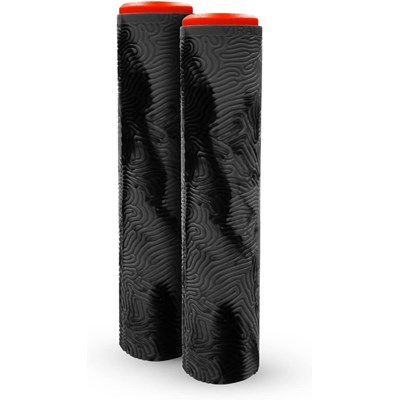 MFX Viral 180mm Handlebar Grind Grips With Bar Ends - Black/Grey