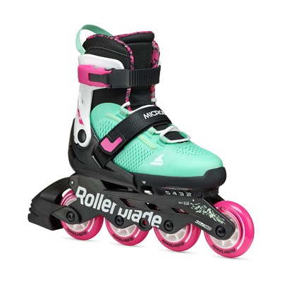 Microblade XT Kids Fitness Inline Skate - Black/Sea Green