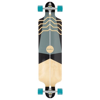 ML4300 Tundra Drop Through 40 x 9inch Complete Longboard - Teal