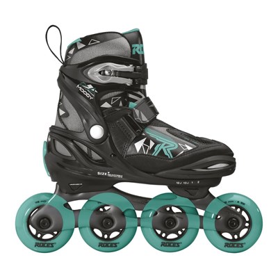 Moody Tif Recreational Inline Skate - Black/Acqua