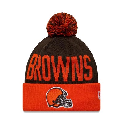 NFL ISG25 Sideline Knit London Game Beanie - Cleveland Browns