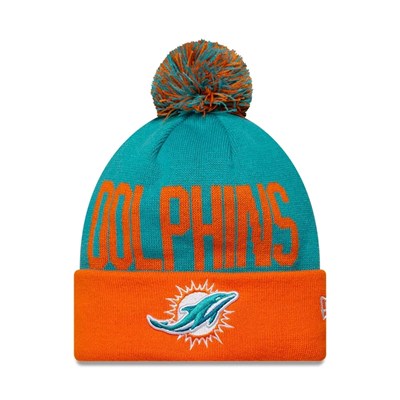 NFL ISG25 Sideline Knit Madrid Game Beanie - Miami Dolphins