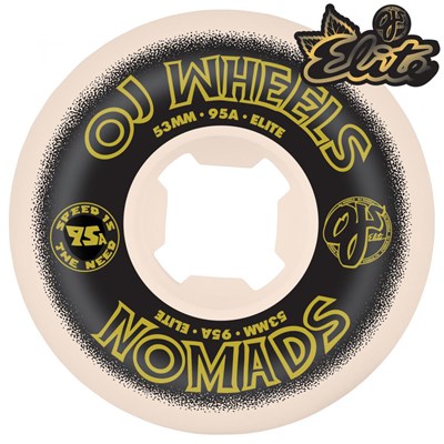 OJ Elite Nomads 95a 53mm Skateboard Wheels
