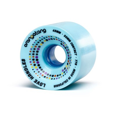 Love Handles Longboard Wheels - Blue 77a