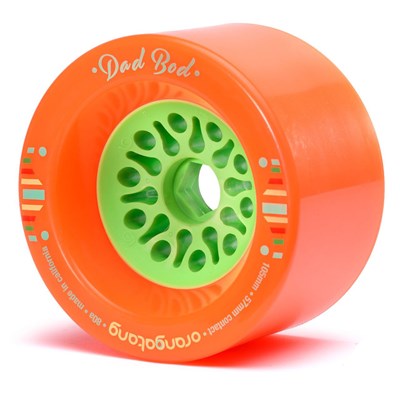 Dad Bod Longboard Wheels - Orange