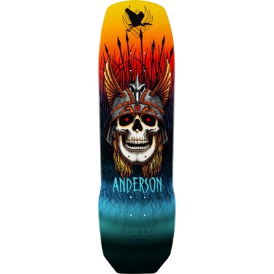 Andy Anderson Heron Skull FLIGHT 9.13inch Skateboard Deck