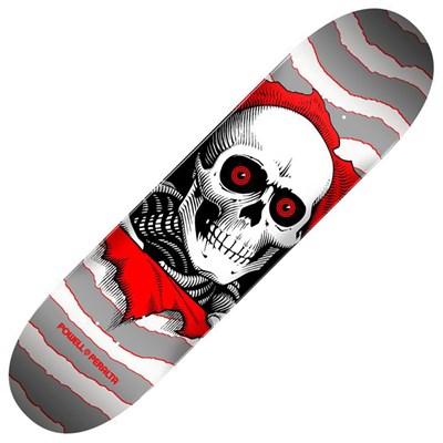 Peralta Ripper #242 8inch Skateboard Deck - Silver