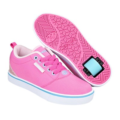 Pro 20 Pink/LT Pink/Turquoise Kids Heely Shoe
