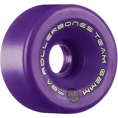 Team Logo 98a 62mm Artistic Roller Skate Wheels - Purple