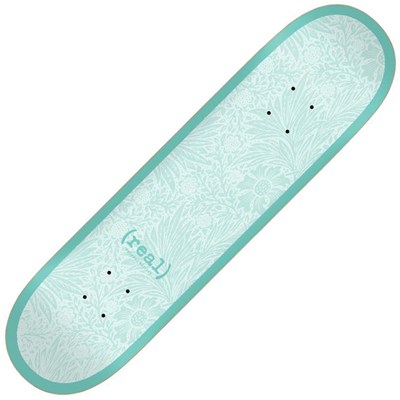 Flowers Renewal 8.25inch Skateboard Deck - Turquoise