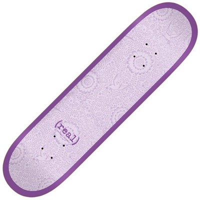 Flowers Renewal 8.5inch Skateboard Deck - Purple