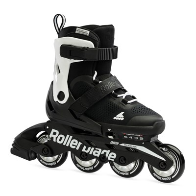 2022 Microblade Kids Fitness Inline Skate - Black/White