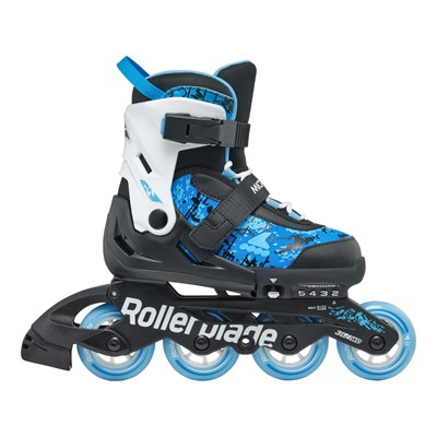 Microblade SL Kids Fitness Inline Skate - Black/Sky Blue