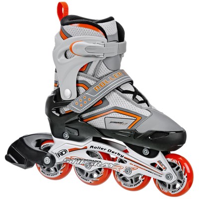 Stingray R7 Grey/Orange Childrens Inline Skate