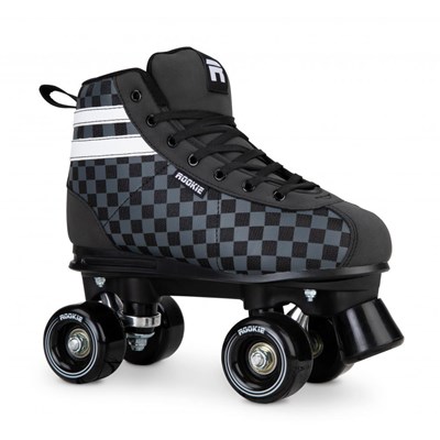 Magic Checker V2 Quad Roller Skates - Black/White