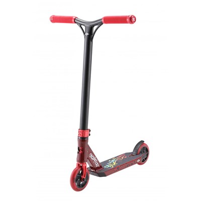 Mini Flyte v2 Red/Black Graffiti Complete Scooter