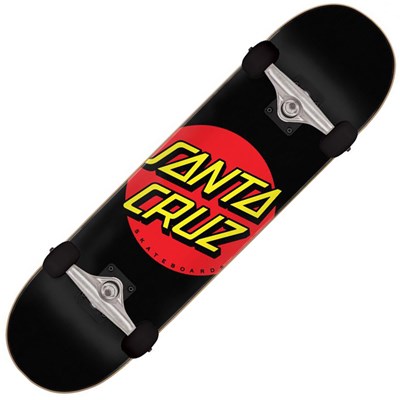 Classic Dot 8inch Multi Complete Skateboard - Black