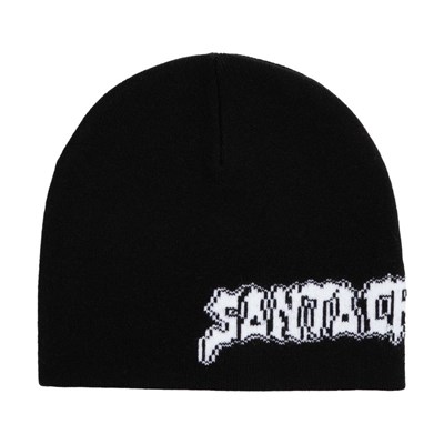 Punk Strip Beanie - Black