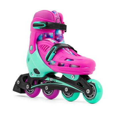 Cyclone II Adjustable Recreational Inline Skates - Tie-Dye
