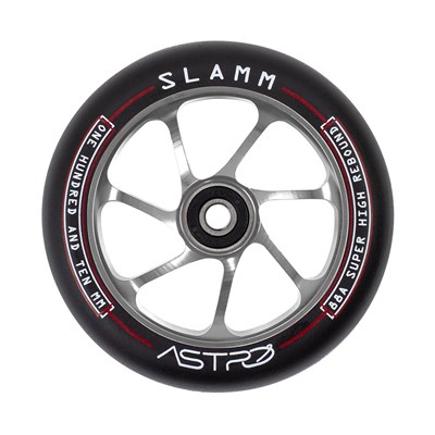 Astro 110mm Alloy Core Scooter Wheel and Bearings - Titanium