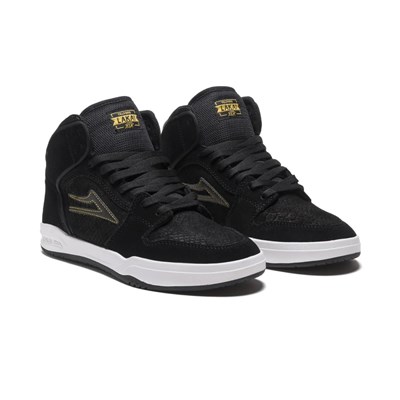 Telford Black Snake Suede Shoe