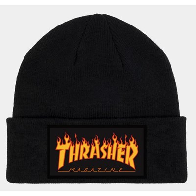 Flame Logo Beanie - Black