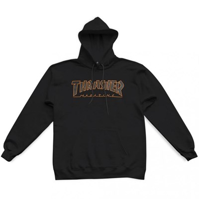 Outlined Hoody - Black