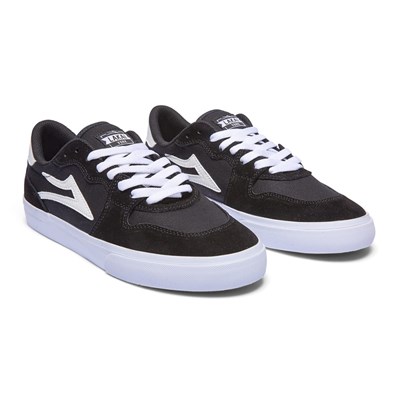 York Black/White Suede Shoe