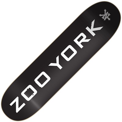 OG 95 Logo Block 8inch Skateboard Deck - Black/White/Grey