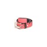 Collage Red Leather Belt