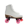 Boston II White Leather Quad Roller Skate