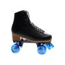 Boston II Black Leather Quad Roller Skate