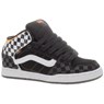 Skink Mid (Checkerboard) Black/White/Orange Kids Shoe IPD1B3